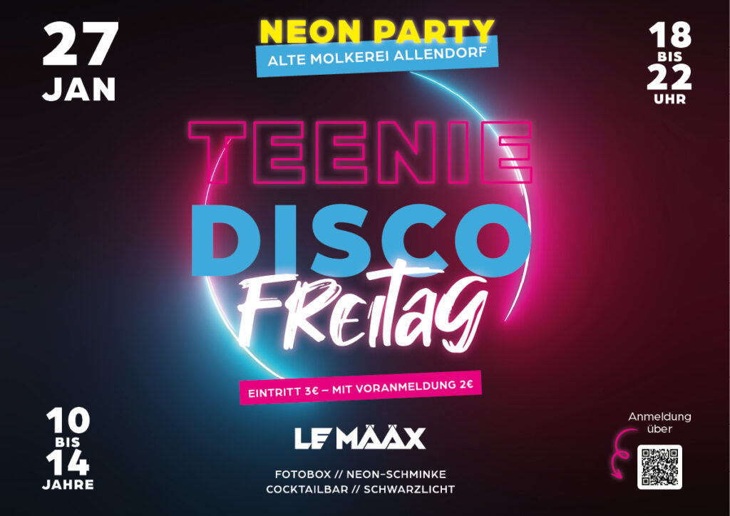 Teenie Disco Plakat